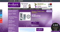 Desktop Screenshot of ecriture-et-tampon.com